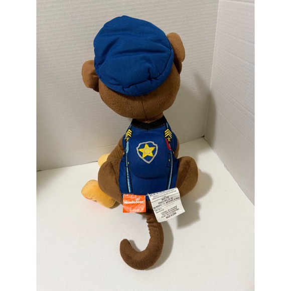 Paw Patrol Chase Plush Police Dog Stuffed Animal 12 Inch 2015 Spin Master Nick - Picture 8 of 14